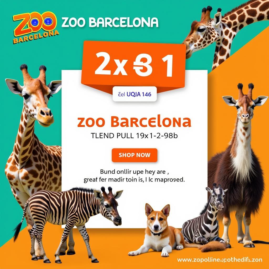 Khuyến mãi vé Zoo Barcelona 2x1 hấp dẫn