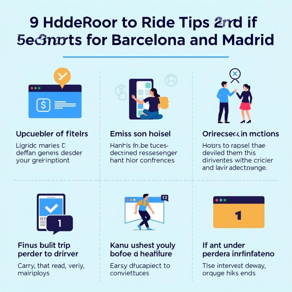 Kinh nghiệm chia sẻ xe Barcelona Madrid an toàn và hiệu quả