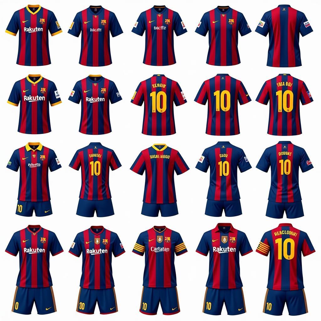 History of Barcelona Football Kit