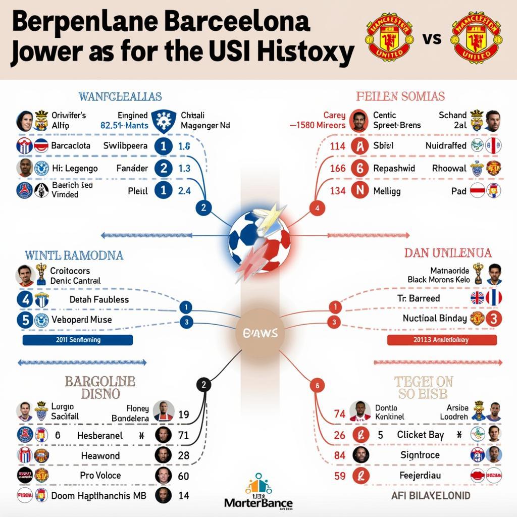 Lịch sử đối đầu giữa Barcelona và Manchester United