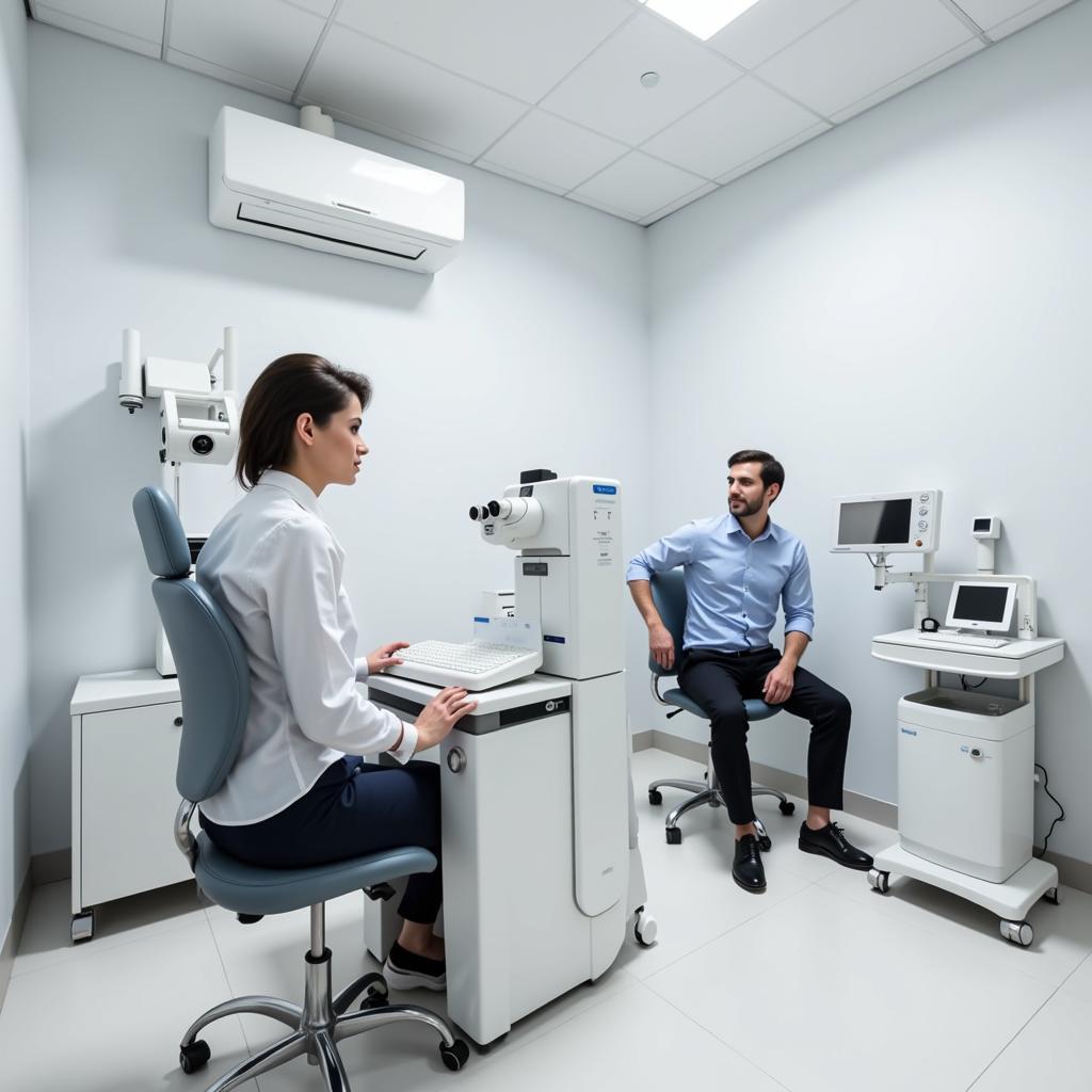 Mapfre Oftalmologia Barcelona Examination Room