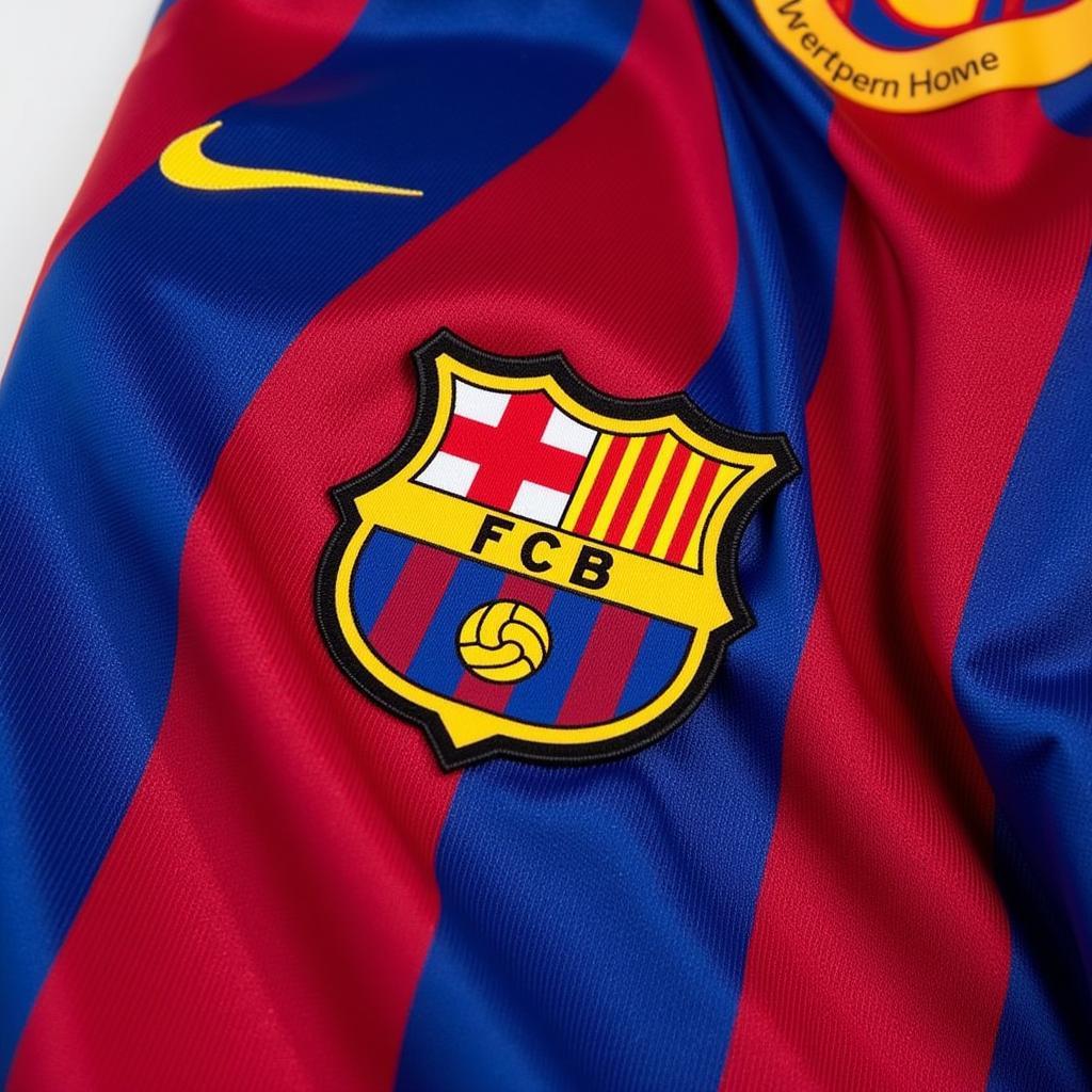 Mẫu Áo Sân Nhà Barcelona 2016-2017 Sọc Đỏ Xanh