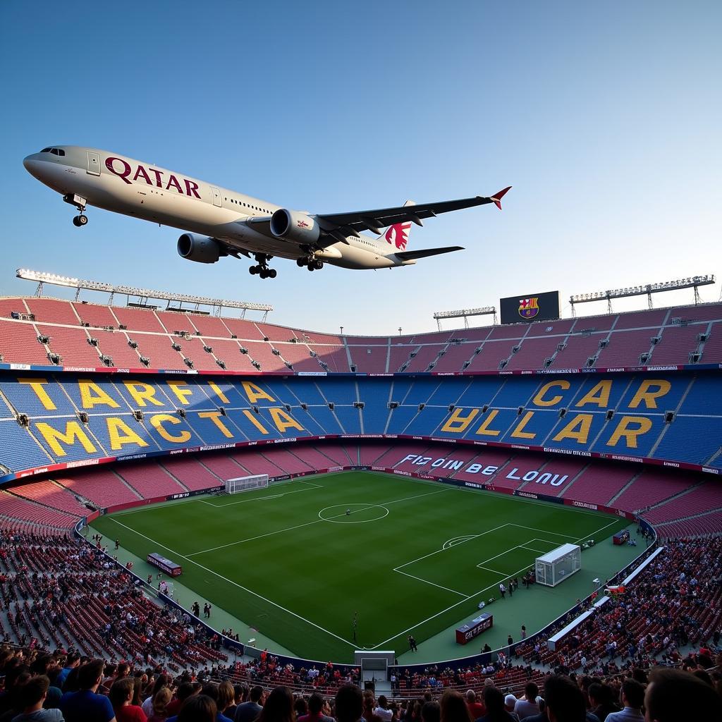 Qatar Airways và Sân vận động Nou Camp - Hành trình của những giấc mơ bóng đá