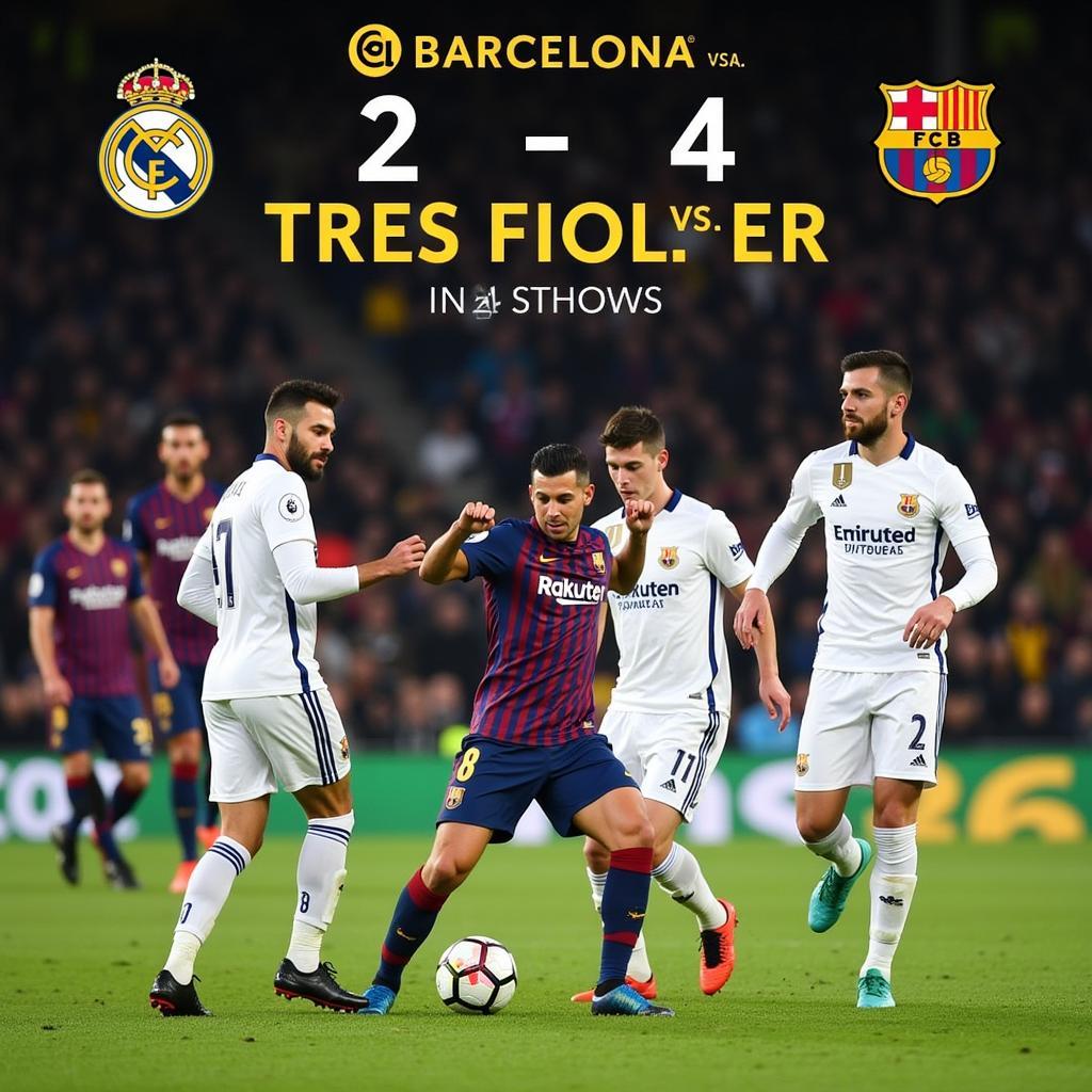 Khoảnh khắc đáng nhớ trận Real Madrid vs Barcelona 2 2