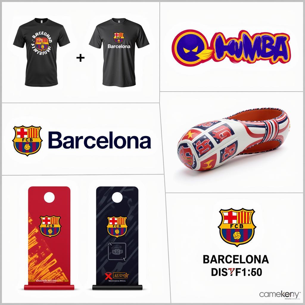 Sử dụng logo Barcelona trong thiết kế đồ họa, web, và in ấn