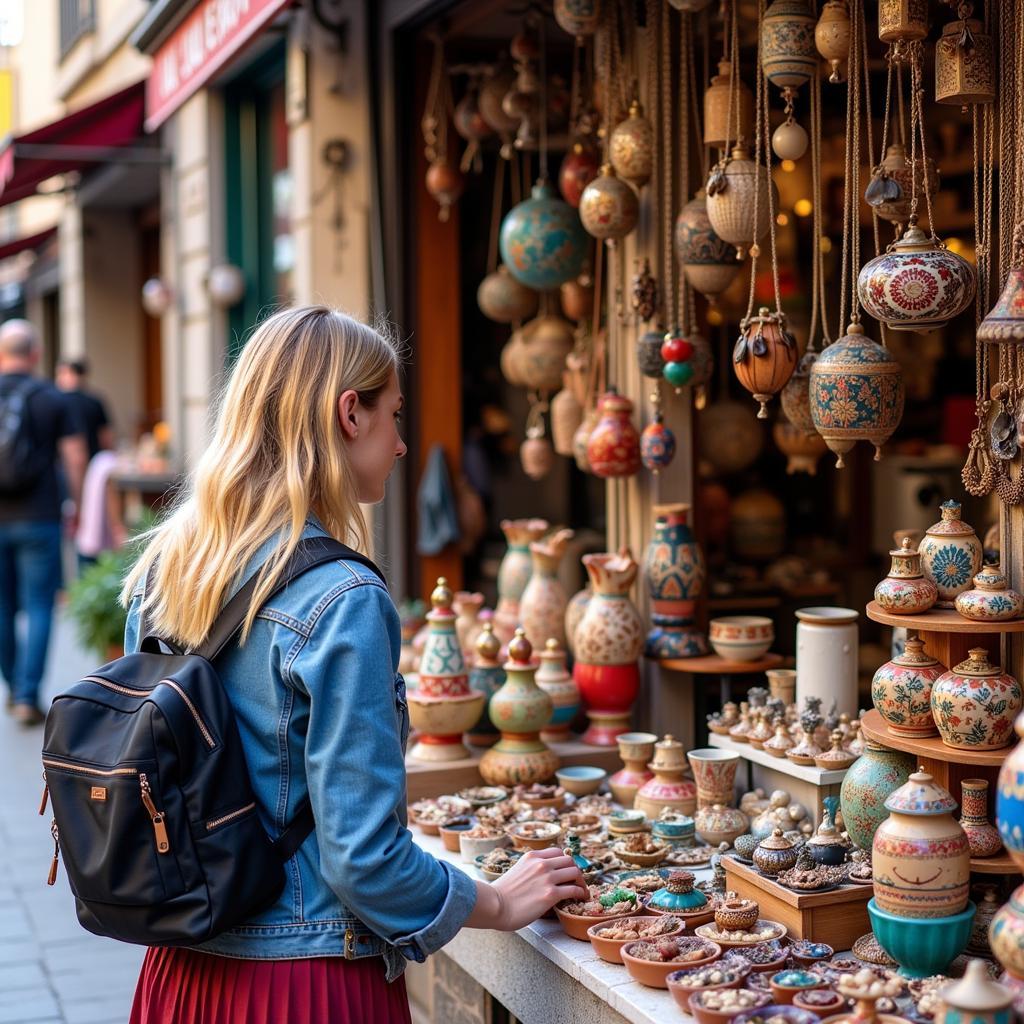 Searching for Souvenirs in Barcelona